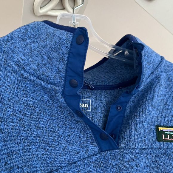 L.L.Bean Women's Plus 2XL Blue Fleece Pullover Sweater  Cozy Warm - Picture 4 of 9